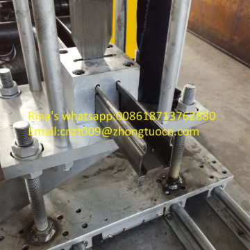 U shape guide rail machine shuttering door guide rail roll forming machinery