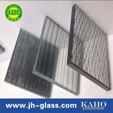 polished wired glass