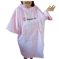 Anpassad surfponcho 100 % bomull torr bytesrock