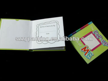 hard cover pop-up children illustration book