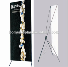 Big size korean aluminum X banner stand in Suzhou