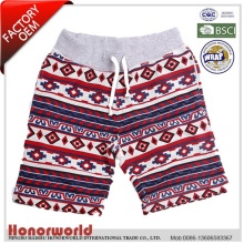 100% cotton terry printed board shorts for man / 100% cotton terry printed knit shorts / 100% cotton jogging shorts man
