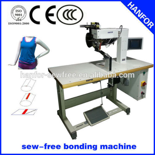 hot air joint lap tape machine for cotton sportwear