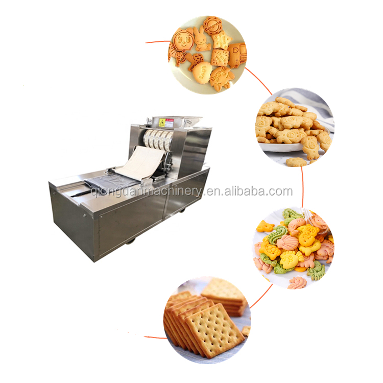Biscuit rotary moulder soft biscuit forming machine crispy walnut cake cookie making processing production line price for sale