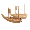 Βιοαποικοδομήσιμο βιοδιασπώμενο μπαμπού/ξύλινο σκάφος σούσι