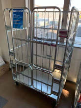 Laundry Metal Steel Logistic Roll Cage Trolley