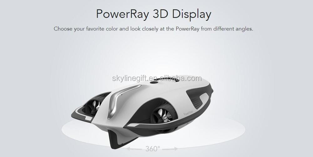 Underwater Drone PowerRay RC submarine boat under sea find fish