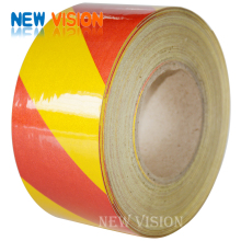 For road safety sign sticky adverting road signs yellow and black reflective sticker