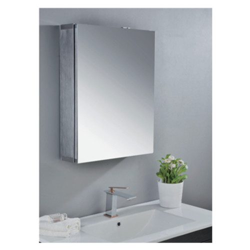 Hot selling Italian style Red Bespoke triangle bathroom mirror cabinet