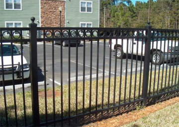 Raw Iron Fence for Park