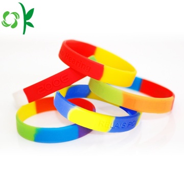 Best Quality Waterproof Fitness Debossed Exercise Wristbands