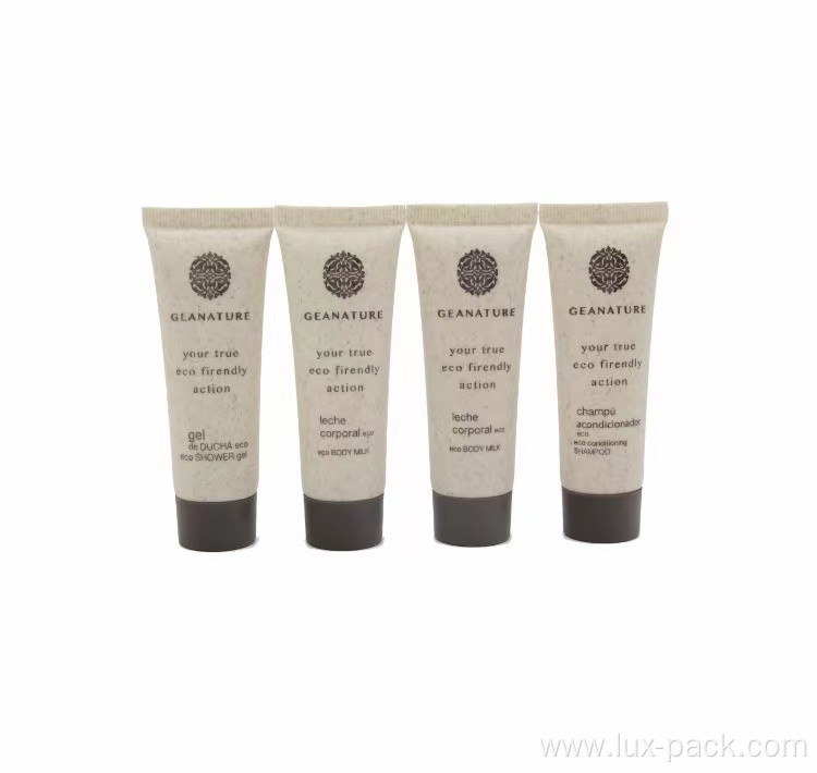 Eco Plastic Straw Cream Lotion Cosmetic Packaging Tubes