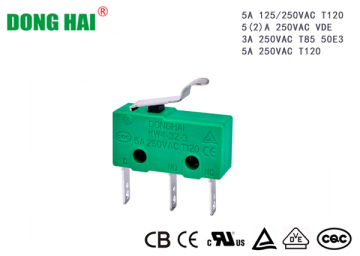 Pressure Actuation Sensitive Micro Switch