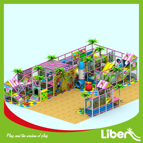 Indoor play with Ball Pool Pit Climbing structure