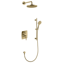 Shower set for concealed installation