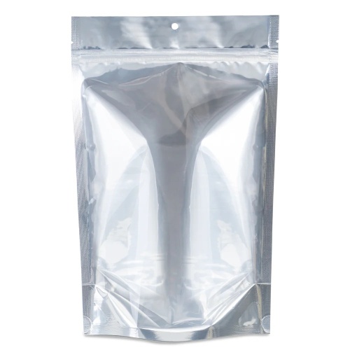 Silver Stand Up Pouches for Natural Food Packaging