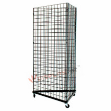 Wire Triangle Grid Wall Display Rack