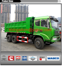 6x4 dump truck with Cummins 260hp diesel engine T260 cabin suitable for off-road condition