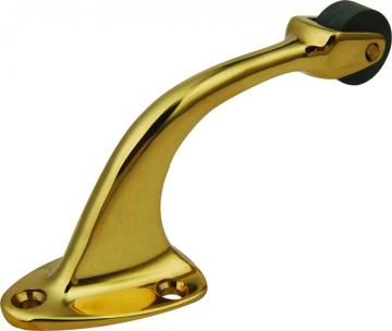 polish brass door stopper