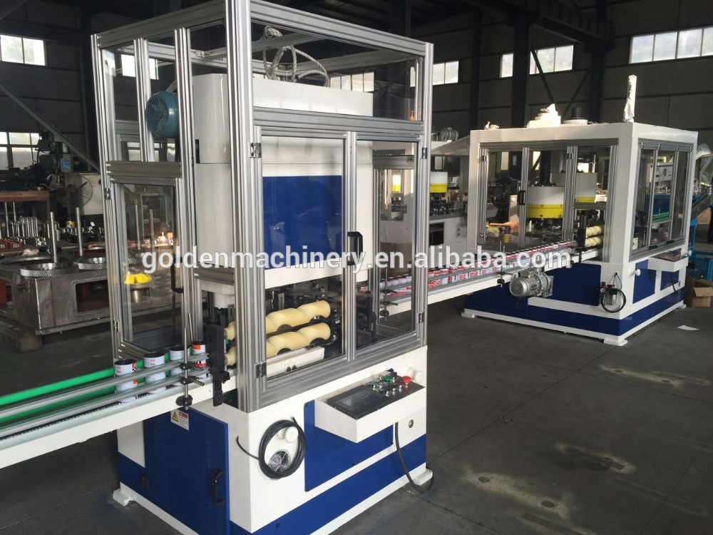Automatic Metal Soft Drink/ Beverage aluminum top lid tin can making machine complete production line