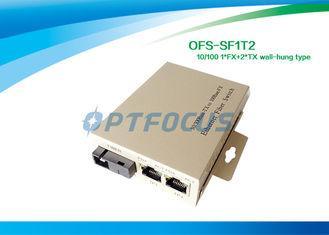 Silver Single Mode Fiber Optic Switch Optical Switching Wal