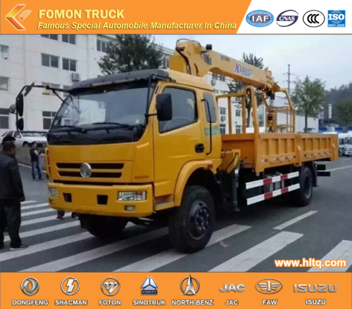 DONGFENG dumpbilmonterad kran 3.2ton