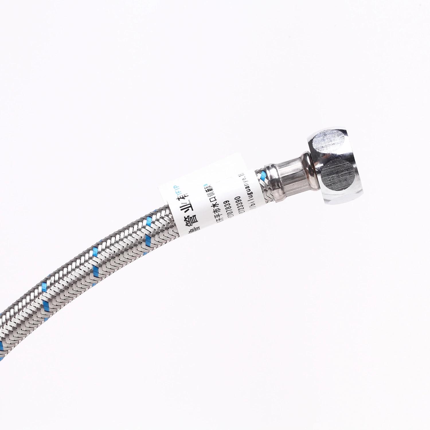 Kaiping High Quality 2 Inch 304 Nuts Stainless Steel Wire Braided Metal Pipe High Pressure Braided Ss Flexible Hose For Sale