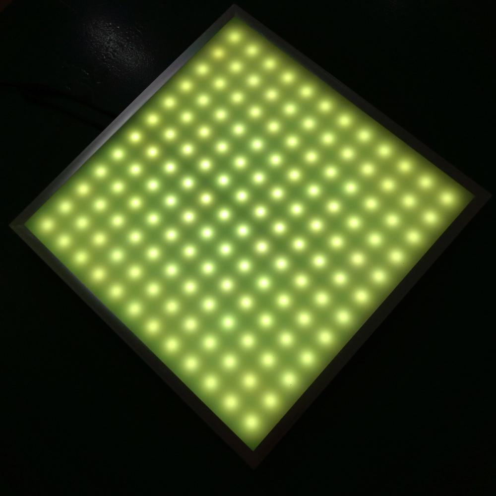 Farebné DMX RGB LED panel svetlo