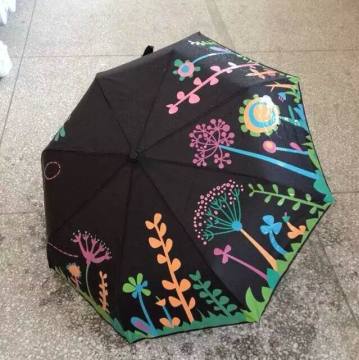 colour changing auto open umbrella when wet