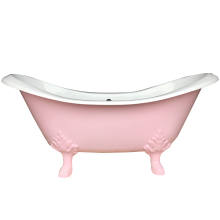 Pink Cast Iron Hot Tub