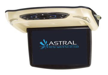 Fm Receiver Speaker Tv Roof Mounted Dvd Player 3.3 Inch Flipdown Monitor