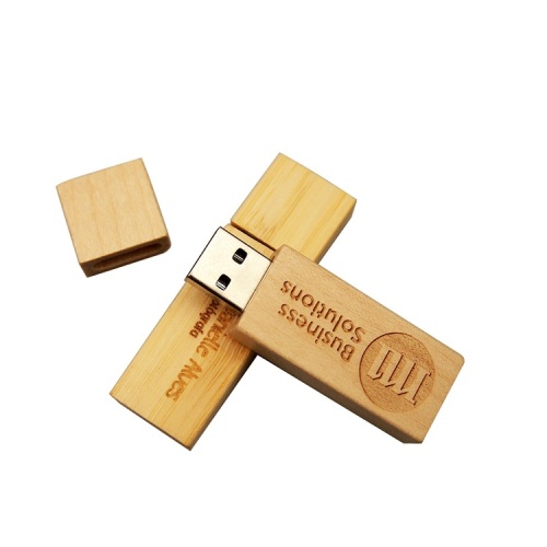 Coffret cadeau personnalisé clé USB en bois en vrac