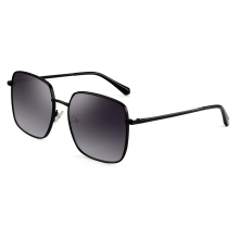 Wholesale Black Square Metal Sunglasses: Men's Fashion Accessory