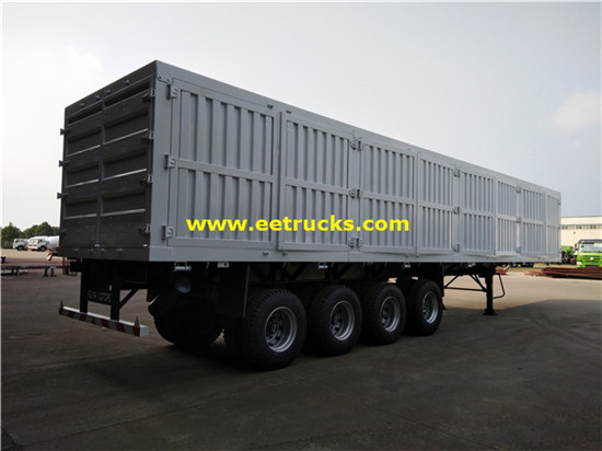 50 Ton Bulk Cargo Transport Truck Trailers