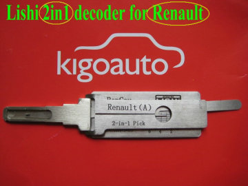 High Quality LISHI TOOL Lishi 2 in1 decoder for Renault Lishi tool