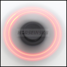 Popular Design Stress Reliever Hand Spinner Flashing Text LED Fidget Spinner