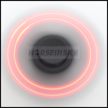 Popular Design Stress Reliever Hand Spinner Flashing Text LED Fidget Spinner