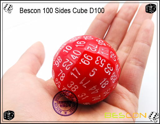 Bescon 100 Seiten Würfel D100-3 Bescon 100 Sides Dice D100-3