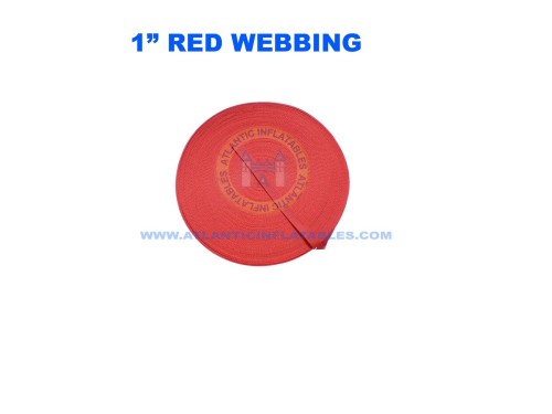 1&quot; RED WEBBING