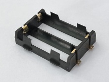Dual Battery Holder For 26650 Solder Tail,Gold Plated