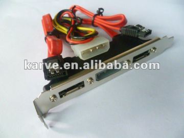 2 SATA+POWER WITH BRACKET CABLE