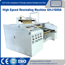 High speed rewinder machine
