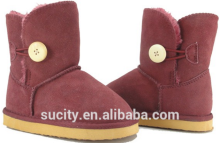 Eva sole snow boots sheepskin fashion snow boots buckle high quality winter boots