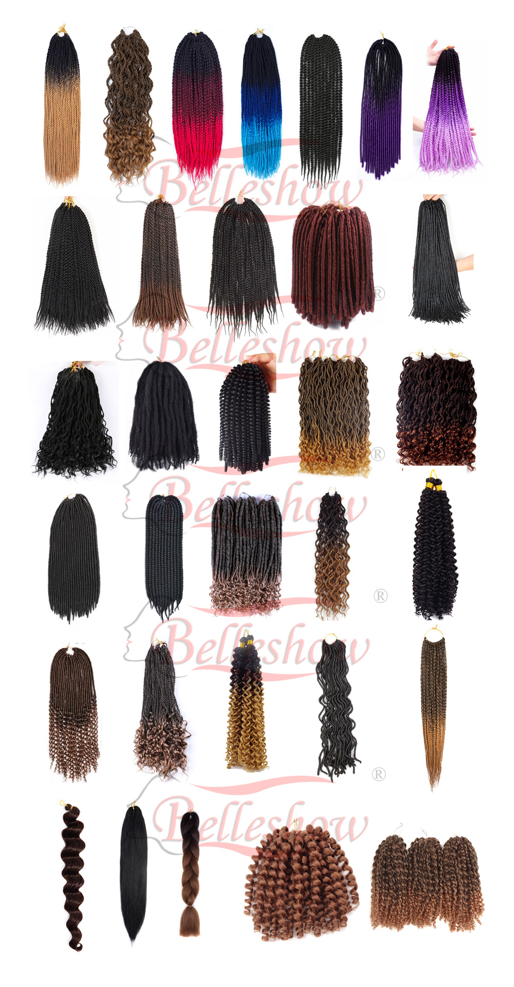 Hot sell 18inch faux locs  Silky Strands Faux Locs Braids African hair Extensions cheap dreadlocks afro hair