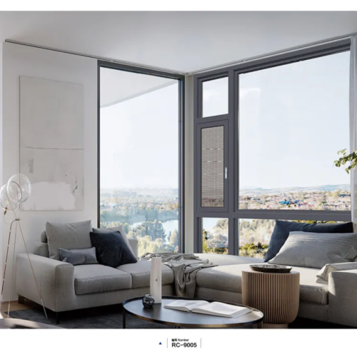 Casement Aluminum Alloy Frame Thermal Break Windows