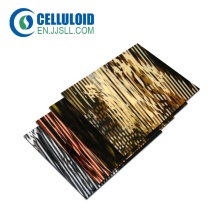 Golden yellow 0.25mm spectacle frame acetate plates