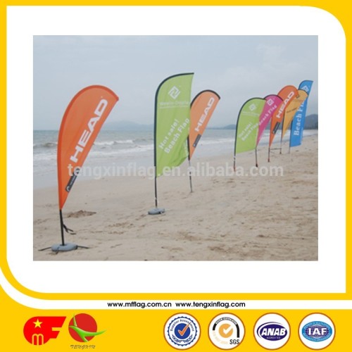 Outdoor cheap teardrop flag for advertising