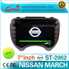 7 Inch Tft Touch Screen  Automobile Dvd Players , Car Dvd Entertainment System For Nissan March St-2962