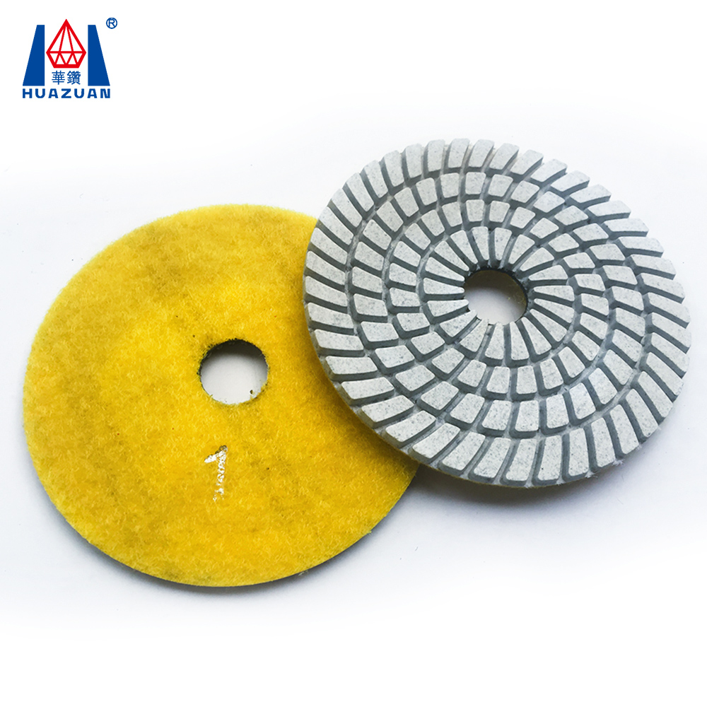 7 inch wet type diamond polishing pad