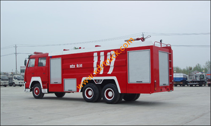 styre double bridge fire truck